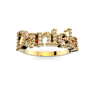 Name Ring Diamond Century