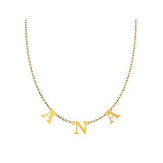 Initial Letter Necklace