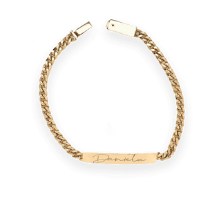 Bar & Cuban Chain Bracelet Cervanttis