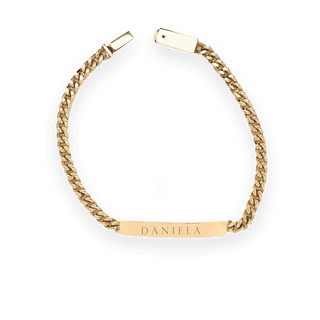 Bar & Cuban Chain Bracelet Cammron