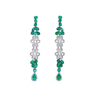 Cascade Emerald Earrings