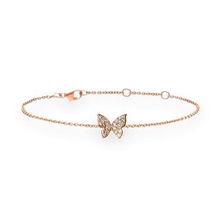 Mother and Daughter Butterfly Bracelet